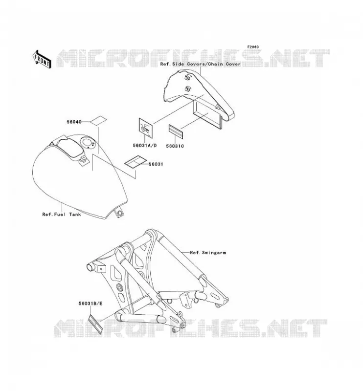 LABEL Kawasaki MOTOS 800 1997 VN800  VN800-A3