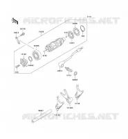 FOURCHETTE/BARRILLET DE SELECTION pour Kawasaki VN800 CLASSIC