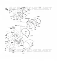 CARTER MOTEUR GAUCHE pour Kawasaki VN800 CLASSIC