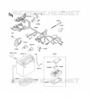 CHASSIS EQUIPMENT ELECTRIQUE pour Kawasaki VN800 CLASSIC