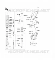 FOURCHE pour Kawasaki VN800 CLASSIC