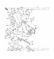 PIECE DE CADRE (COUVERTURE) pour Kawasaki VN800 CLASSIC