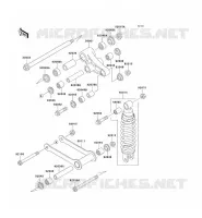 SUSPENSION/AMORTISSEUR pour Kawasaki VN800 CLASSIC