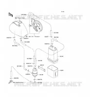SYSTEME D'EVAPORATION CARBURANT(CA) pour Kawasaki VN800 CLASSIC