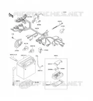 CHASSIS EQUIPMENT ELECTRIQUE pour Kawasaki VN800 CLASSIC