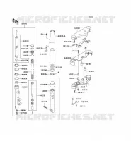 FOURCHE pour Kawasaki VN800 CLASSIC