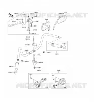 GUIDON pour Kawasaki VN800 CLASSIC