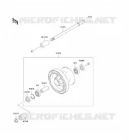 ROUE AVANT pour Kawasaki VN800 CLASSIC
