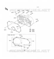 CARTER MOTEUR DROIT(S) pour Kawasaki VN800 CLASSIC