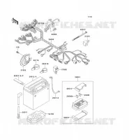 CHASSIS EQUIPMENT ELECTRIQUE pour Kawasaki VN800 CLASSIC