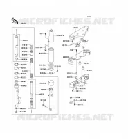 FOURCHE pour Kawasaki VN800 CLASSIC