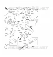 POMPE A HUILE/FILTRE &Agrave; HUILE pour Kawasaki VN800 CLASSIC