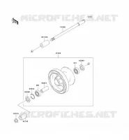 ROUE AVANT pour Kawasaki VN800 CLASSIC