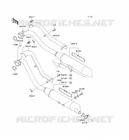 &Eacute;CHAPPEMENT pour Kawasaki VN800 CLASSIC