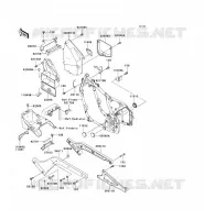 SUPPORT BATTERIE pour Kawasaki VN800 CLASSIC