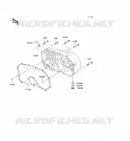 CARTER MOTEUR DROIT(S) pour Kawasaki VN800 CLASSIC