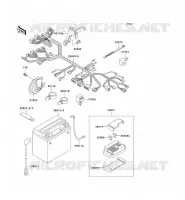 CHASSIS EQUIPMENT ELECTRIQUE pour Kawasaki VN800 CLASSIC