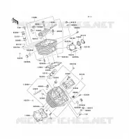 CULASSE pour Kawasaki VN800 CLASSIC
