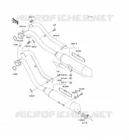 &Eacute;CHAPPEMENT pour Kawasaki VN800 CLASSIC