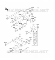 SUSPENSION/AMORTISSEUR pour Kawasaki VN800 CLASSIC
