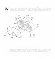 CARTER MOTEUR DROIT(S) pour Kawasaki VN800 CLASSIC