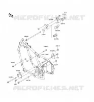 PIECE DE CADRE (COUVERTURE) pour Kawasaki VN800 CLASSIC