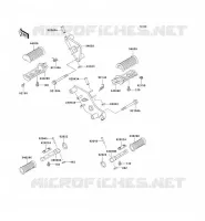 REPOSE PIED pour Kawasaki VN800 CLASSIC