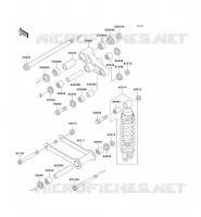 SUSPENSION/AMORTISSEUR pour Kawasaki VN800 CLASSIC