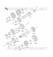 TRANSMISSION pour Kawasaki VN800 CLASSIC