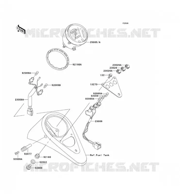 COMPTEURS Kawasaki MOTOS 800 2002 VN800 CLASSIC  VN800-B7