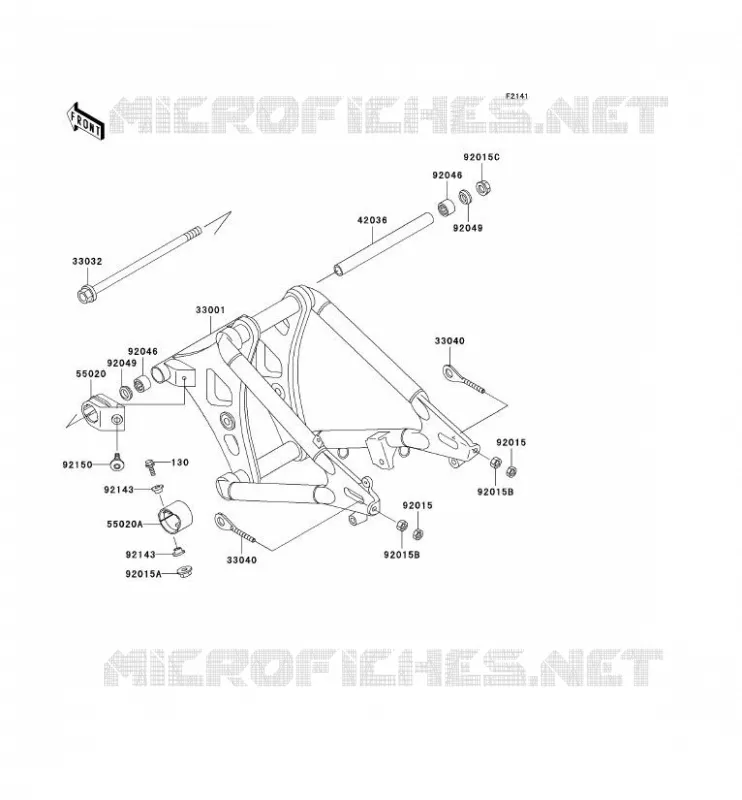 BRAS OSCILLANT Kawasaki MOTOS 800 2004 VN800 CLASSIC  VN800-B9
