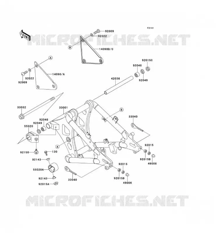 BRAS OSCILLANT Kawasaki MOTOS 800 2000 VN800 DRIFTER  VN800-C2