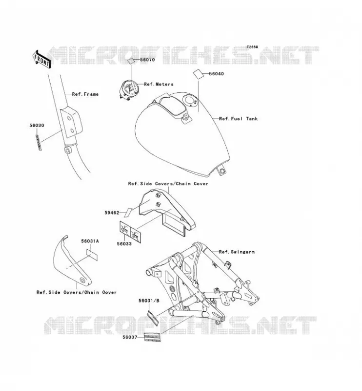 LABEL Kawasaki MOTOS 800 2000 VN800 DRIFTER  VN800-C2