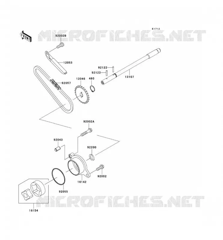 POMPE A HUILE Kawasaki MOTOS 900 2006 VN900 CLASSIC  VN900B6F