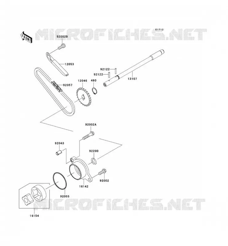 POMPE A HUILE Kawasaki MOTOS 900 2009 VN900 CLASSIC  VN900B9F