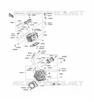 CULASSE pour Kawasaki VN900 CLASSIC