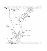 PEDALE DE FREIN/TORQUE LINK pour Kawasaki VN900 CLASSIC