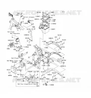 PIECE DE CADRE (COUVERTURE) pour Kawasaki VN900 CLASSIC