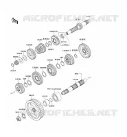 TRANSMISSION pour Kawasaki VN900 CLASSIC