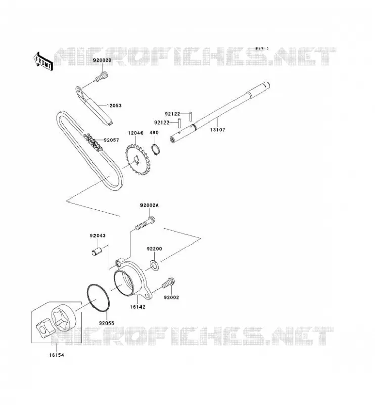 POMPE A HUILE Kawasaki MOTOS 900 2010 VN900 CLASSIC  VN900BAF
