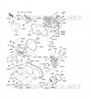 COUVERCLES MOTEUR pour Kawasaki VN900 CLASSIC