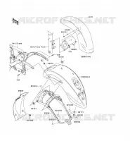 GARDE BOUE pour Kawasaki VN900 CLASSIC