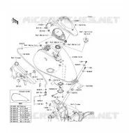 RESERVOIR CARBURANT pour Kawasaki VN900 CLASSIC