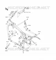 CH&Acirc;SSIS pour Kawasaki VN900 CLASSIC