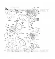 COUVERCLES MOTEUR pour Kawasaki VN900 CLASSIC