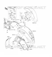 GARDE BOUE pour Kawasaki VN900 CLASSIC