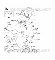 RESERVOIR CARBURANT pour Kawasaki VN900 CLASSIC