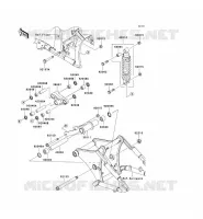 SUSPENSION/AMORTISSEUR pour Kawasaki VN900 CLASSIC