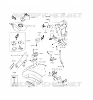 CONTACTEUR SERRURE/R&Eacute;FLECTEUR pour Kawasaki VULCAN 900 CLASSIC