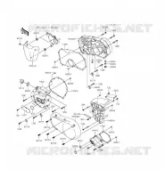 COUVERCLES MOTEUR pour Kawasaki VULCAN 900 CLASSIC